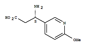 (S)-3-amino-3-(6-methoxy-3-pyridyl)-propionic acid Structure,877119-70-5Structure