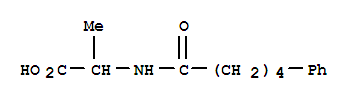 (5ci)-n-(5-苯基戊酰基)-丙氨酸结构式_879123-99-6结构式