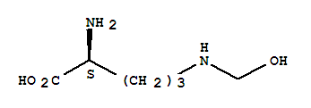(9ci)-n5-(羟基甲基)-L-鸟氨酸结构式_87974-96-7结构式