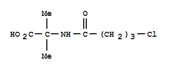 n-(4-氯-1-氧代丁基)-2-甲基丙氨酸结构式_881020-00-4结构式