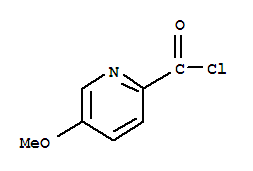 (9ci)-5-甲氧基-2-吡啶羰酰氯结构式_88166-64-7结构式