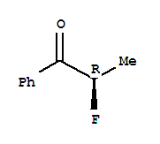 (2r)-(9ci)-2-氟-1-苯基-1-丙酮结构式_88208-12-2结构式