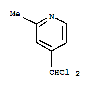 (9CI)-4-(二氯甲基)-2-甲基-吡啶结构式_88237-08-5结构式