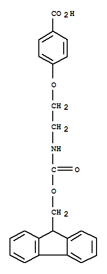 4-[2-(Fmoc-amino)ethoxy]-benzoic acid Structure,882847-29-2Structure