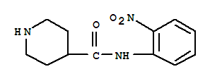 哌啶-4-羧酸 (2-硝基-苯基)-酰胺结构式_883106-60-3结构式
