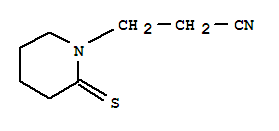 2-硫氧代-1-哌啶丙腈结构式_883242-02-2结构式