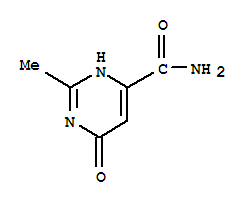(7ci)-6-羟基-2-甲基-4-嘧啶羧酰胺结构式_88394-13-2结构式