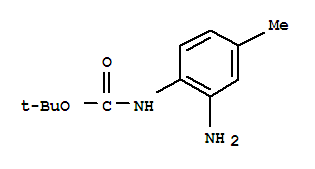 (2-氨基-4-甲基苯基)-氨基甲酸叔丁酯结构式_885270-81-5结构式