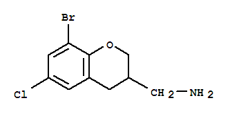 (8-Bromo-6-chloro-chroman-3-yl)-methylamine Structure,885271-41-0Structure