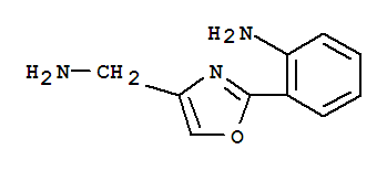 2-(4-氨基甲基-2-噁唑)-苯胺结构式_885274-18-0结构式