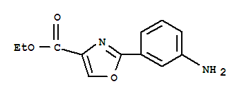 2-(3-氨基苯基)-噁唑-4-羧酸乙酯结构式_885274-73-7结构式