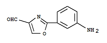 2-(3-氨基苯基)-噁唑-4-甲醛结构式_885274-76-0结构式