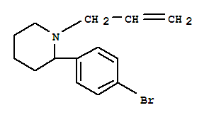 1-烯丙基-2-(4-溴苯基)-哌啶结构式_885274-86-2结构式