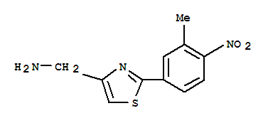 2-(3-Methyl-4-nitrophenyl)-4-thiazolemethanamine Structure,885280-61-5Structure