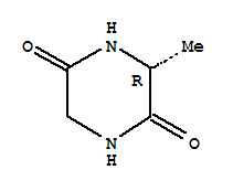 (3r)-(9ci)-3-甲基-2,5-哌嗪二酮结构式_88547-15-3结构式