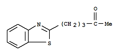 (7ci)-5-(2-苯并噻唑)-2-戊酮结构式_88611-57-8结构式