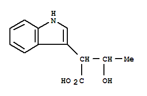 (7ci)--alpha--(1-羟基乙基)-吲哚-3-乙酸结构式_88612-59-3结构式