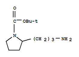 2-(3-氨基丙基)-哌啶-1-羧酸叔丁酯结构式_887587-47-5结构式