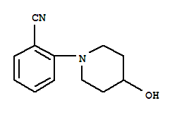 2-(4-Hydroxy-piperidin-1-yl)-benzonitrile Structure,887593-80-8Structure