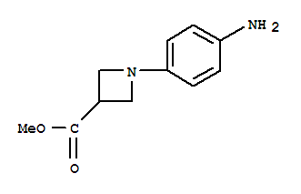 1-(4-氨基苯基)-氮杂丁烷-3-羧酸 甲酯结构式_887595-92-8结构式