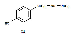 2-氯-4-(肼基甲基)-苯酚结构式_887596-15-8结构式
