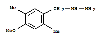 1-(4-甲氧基-2,5-二甲基苄基)肼双盐酸盐结构式_887596-54-5结构式