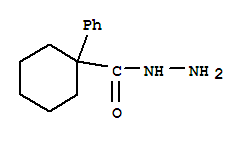 1-苯基环己烷羧酸肼结构式_887596-90-9结构式