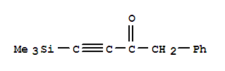 1-苯基-4-三甲基锡-3-丁炔-2-酮结构式_88768-84-7结构式