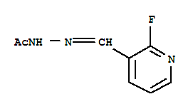 (9ci)-[(2-氟-3-吡啶)亚甲基]肼乙酸结构式_889451-20-1结构式