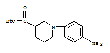 1-(4-氨基苯基)-哌啶-3-羧酸乙酯结构式_889947-74-4结构式
