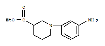 1-(3-氨基苯基)-哌啶-3-羧酸乙酯结构式_889947-80-2结构式