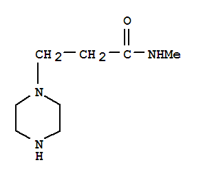 (9ci)-n-甲基-1-哌嗪丙酰胺结构式_89009-58-5结构式