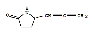 (9ci)-5-(1,2-丙二烯)-2-吡咯烷酮结构式_89017-55-0结构式