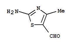 2-氨基-4-甲基-5-噻唑羧醛结构式_89021-10-3结构式