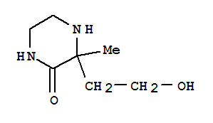 (9ci)-3-(2-羟基乙基)-3-甲基-哌嗪酮结构式_890926-95-1结构式