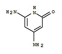 (7ci)-4,6-二氨基-2-羟基吡啶结构式_89179-68-0结构式