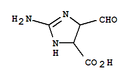 (7ci)-2-氨基-4-甲酰基-2-咪唑啉-5-羧酸结构式_89179-94-2结构式