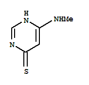 (7ci)-6-(甲基氨基)-4-嘧啶硫醇结构式_89180-10-9结构式