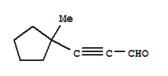 (9ci)-3-(1-甲基环戊基)-2-丙炔醛结构式_89521-50-6结构式