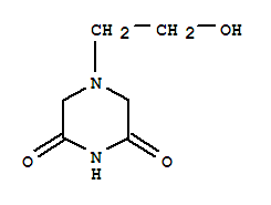 (7ci)-4-(2-羟基乙基)-2,6-哌嗪二酮结构式_89601-03-6结构式