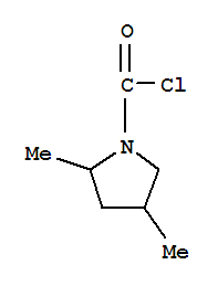 (9ci)-2,4-二甲基-1-吡咯烷羰酰氯结构式_89629-91-4结构式