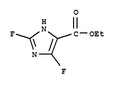 Ethyl 2,4-difluoroimidazole 5-carboxylate Structure,89676-59-5Structure
