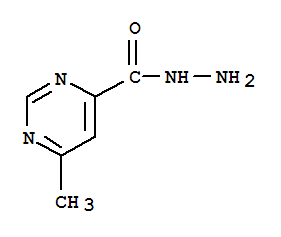 (7ci)-6-甲基-4-嘧啶羧酸肼结构式_89691-95-2结构式