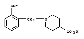1-(2-Methoxybenzyl)piperidine-4-carboxylic acid Structure,897094-26-7Structure