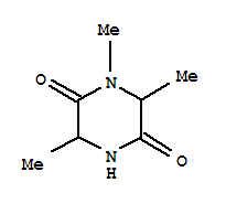 (7ci)-1,3,6-三甲基-2,5-哌嗪二酮结构式_89851-89-8结构式