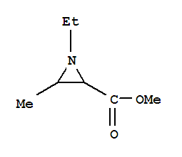 (7ci)-1-乙基-3-甲基-2-氮丙啶羧酸甲酯结构式_89895-41-0结构式