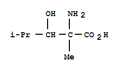 (7ci)-3-羟基-2-甲基-亮氨酸结构式_89919-90-4结构式