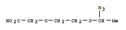 (9ci)-[2-(1-叠氮基乙氧基)乙氧基]-乙酸结构式_899430-44-5结构式