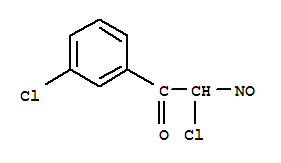 (7ci)-2,3-二氯-2-亚硝基-苯乙酮结构式_89978-14-3结构式