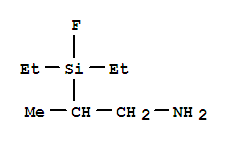 2-(二乙基氟甲硅烷基)-1-丙胺结构式_89994-99-0结构式